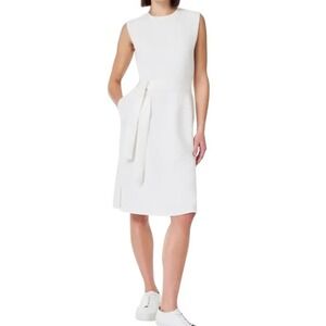 NWT Spanx AirEssentials Tank Dress Women XL White Minimal Lounge Staple Simple